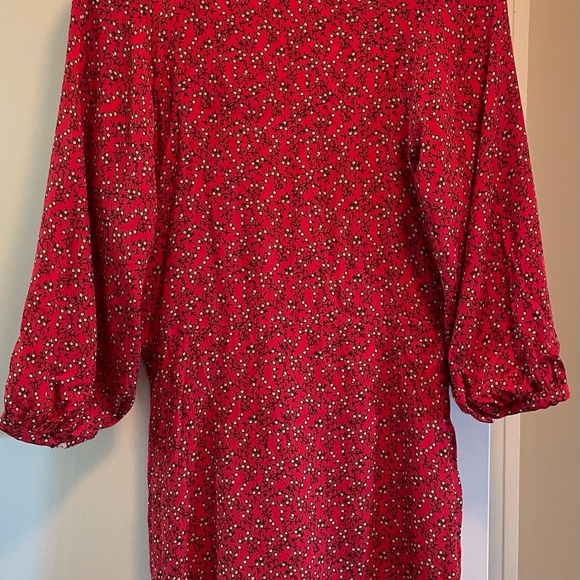 Free people red blouse - Picture 2 of 4